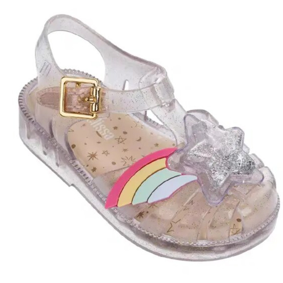 Mini Melissa Girls Mini Possession Fisherman Roman Sandals Sz 9 NIB W/ Dust Bag - Picture 2 of 14